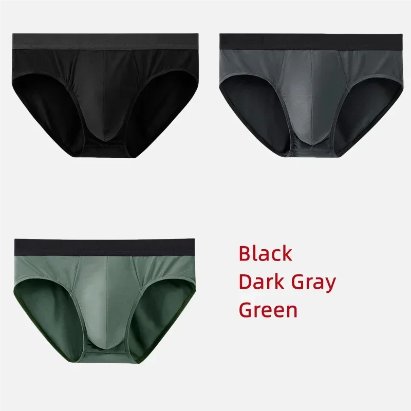 3Pcs Men Underwear 60S Modal Briefs High Elastic Panties Underpants L-XXXL 7A Level Antibacterial Sexy Soft Breathable Shorts