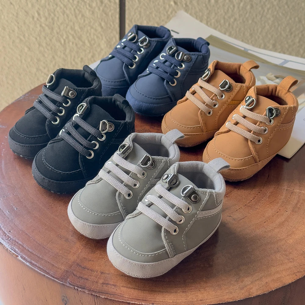 Baby Canvas Sneakers Classic Casual Baby Boy Girl Shoes Anti-slip Soft First Walkers Infant Baby Unisex Shoes