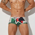 New summer men's boxer swimming trunks fashion printed swimming trunks, runks, trunks 00804