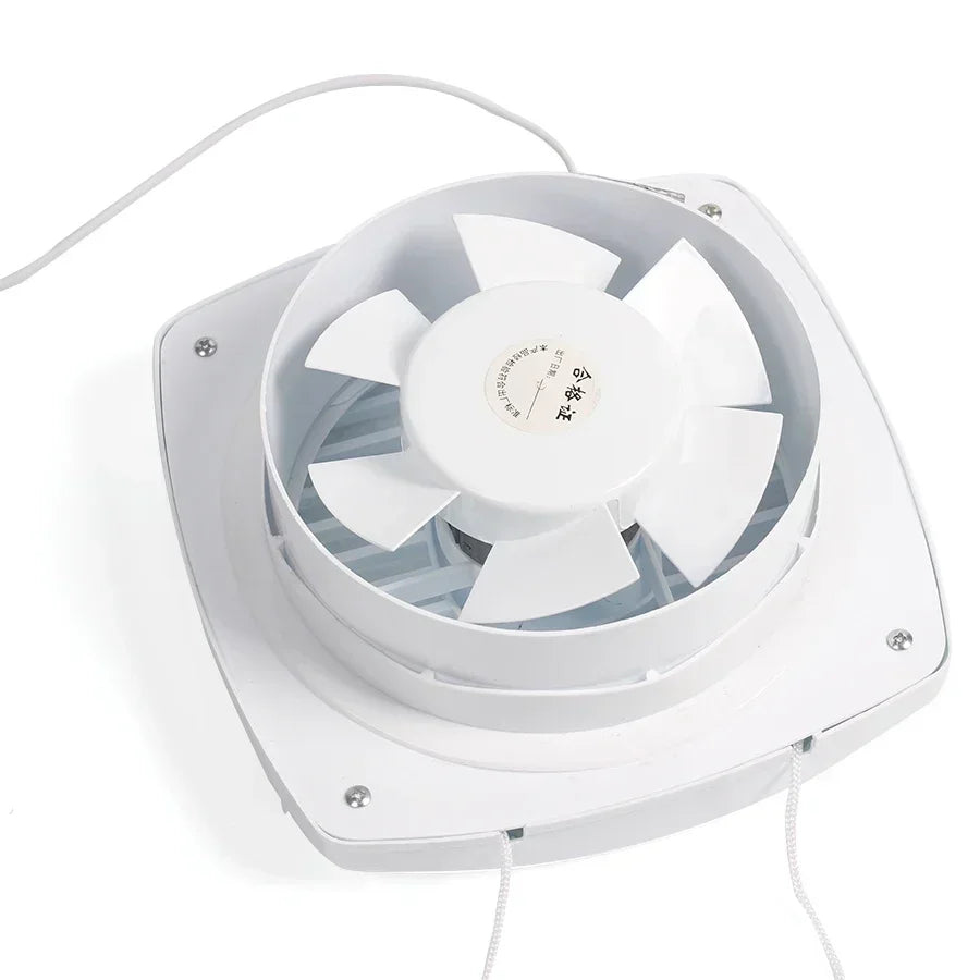 220V 4/6/7inch 110/150/180mm silence Ventilating Strong Exhaust Extractor Fan for Window Wall Bathroom Toilet Kitchen Mounted