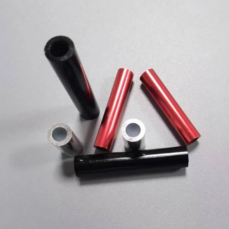 10pcs Alumium tube  M3 M4 M5 M6 m8 *2 to 50mm Aluminum washer bushing round hollow no thread standoff spacer
