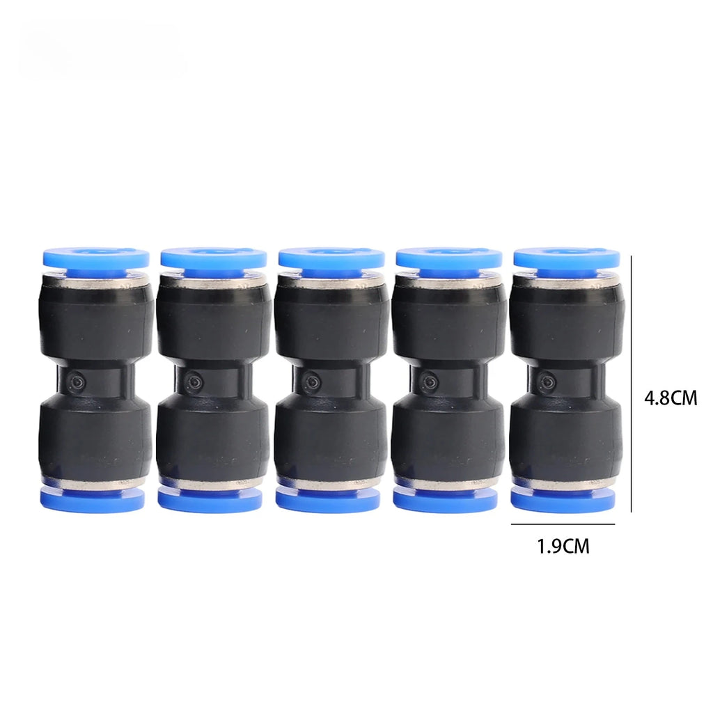 5/50pcs Pneumatic Fittings Plastic Connector 4mm 6mm 8mm 10mm 12mm for Air Line Water Hose Tube Push-in Straight Quick Connector
