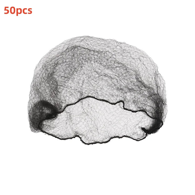 10/20/30/50Pcs Durable Nylon Hair Net For Bun Hair Hair style Tool Black Brown Hair Net For Wigs Mesh Hair Styling Hairnets