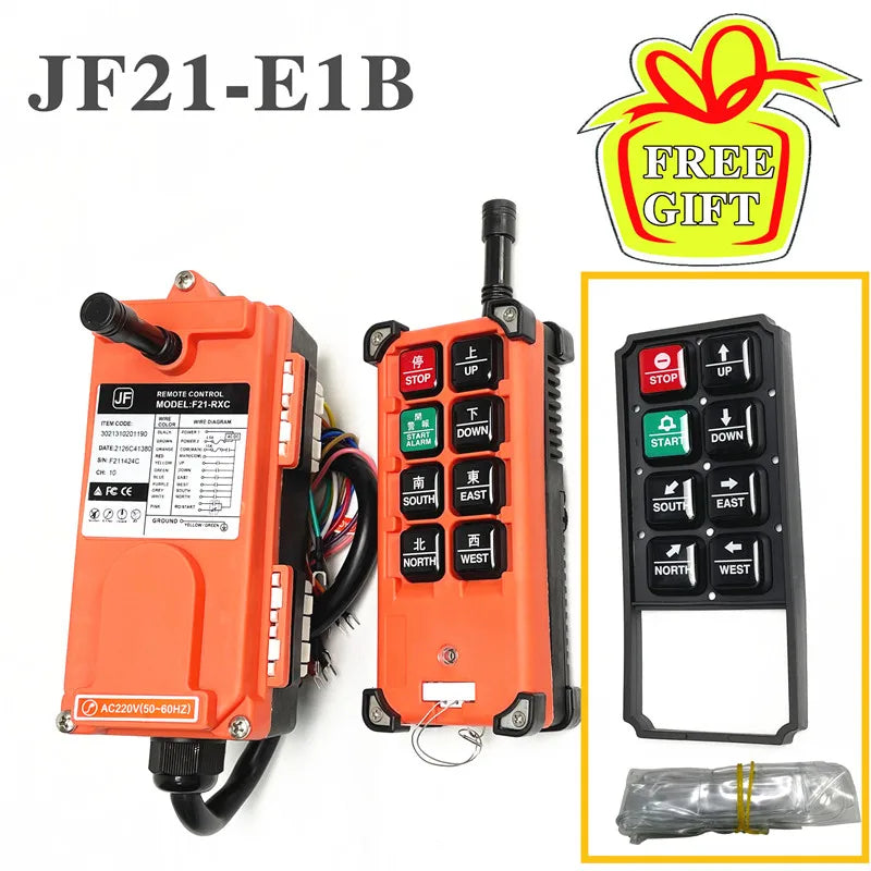 Brazil Russian Warehouse JF21-E1B F21-E1B Industrial Wireless Radio Remote Control for Concrete Pump Truck