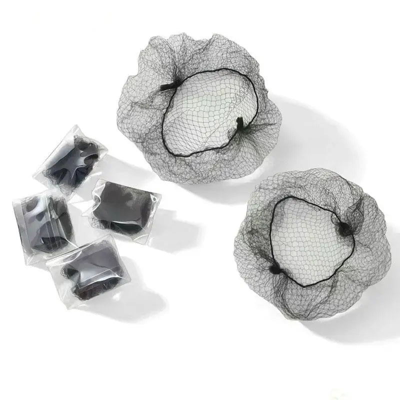 10/20/30/50Pcs Durable Nylon Hair Net For Bun Hair Hair style Tool Black Brown Hair Net For Wigs Mesh Hair Styling Hairnets