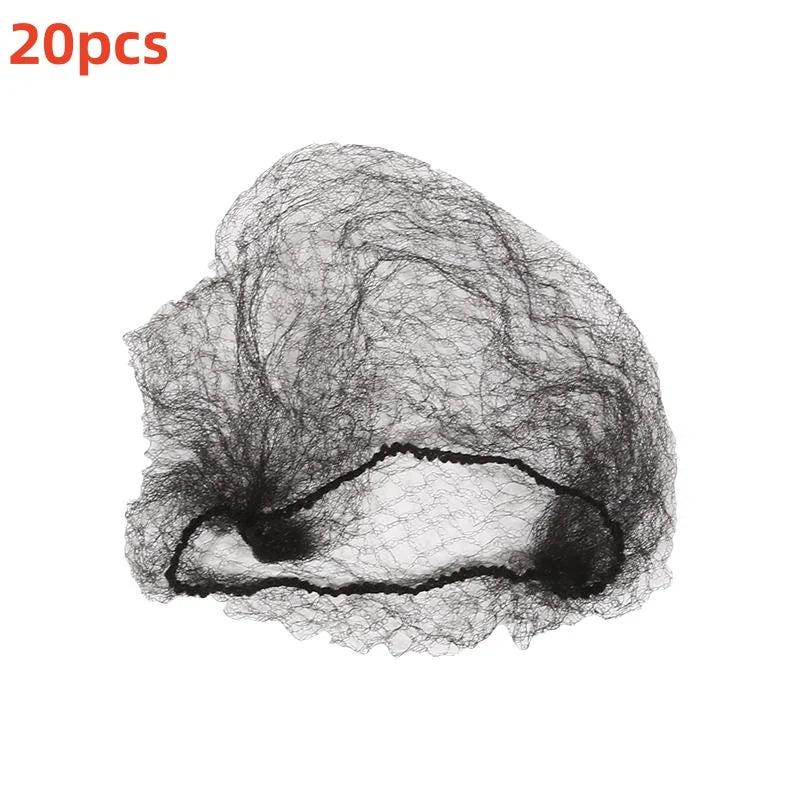 10/20/30/50Pcs Durable Nylon Hair Net For Bun Hair Hair style Tool Black Brown Hair Net For Wigs Mesh Hair Styling Hairnets