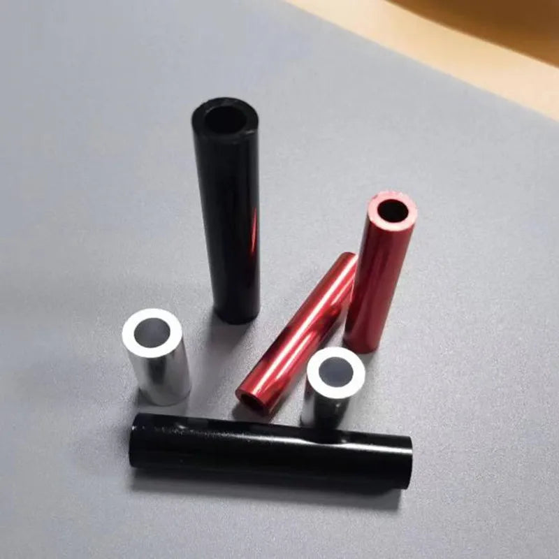 10pcs Alumium tube  M3 M4 M5 M6 m8 *2 to 50mm Aluminum washer bushing round hollow no thread standoff spacer