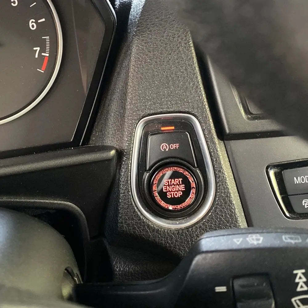 Crystal Engine Start Stop Button Switch Cover Replace Cap for BMW X1 X3 X4 X5 X6 1 2 3 4 5 6 7 Series F30 F10 F02 F15 F25 F48
