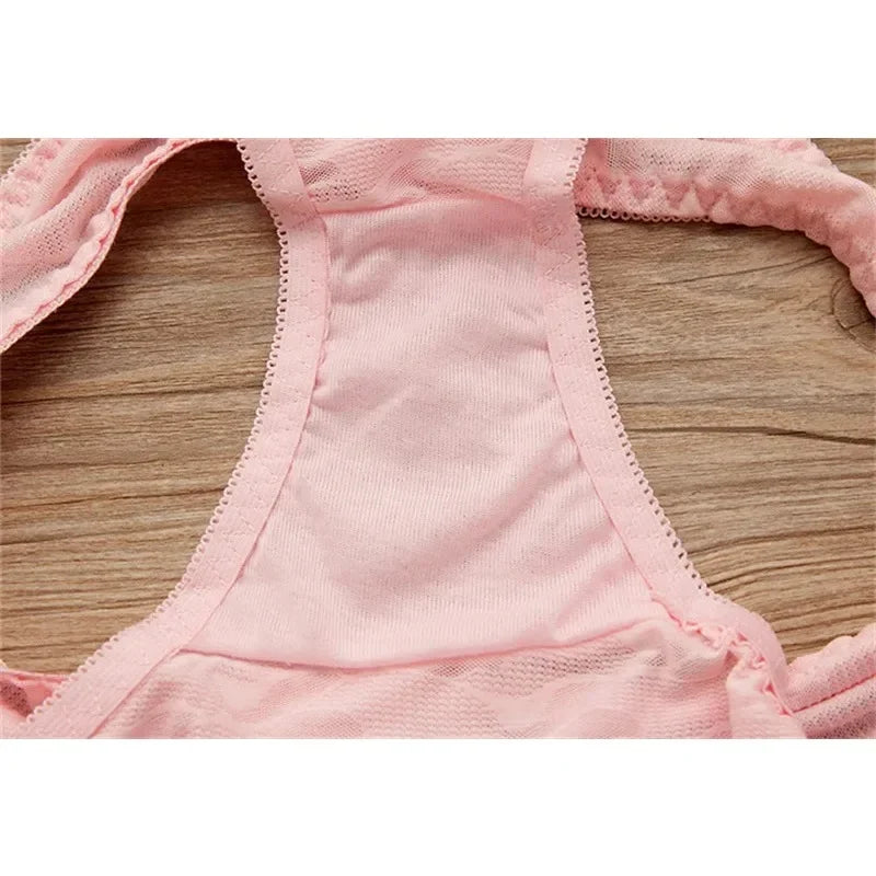 Girl Sweet Wireless Bra Lace Bows Underwear Sets Breathable Small Breast Bralette Top Briefs for Women Teen Girl Lingerie Suits