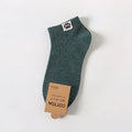 1 Pair Mens Socks Breathable Short Boat Socks Lot Low Cut Short Socks Solid Color Black White Grey Casual Ankle Soft Women Sock
