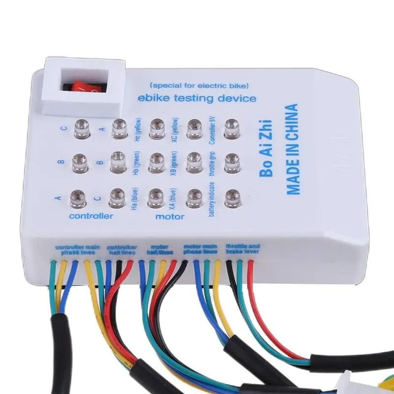 C1FE E-Bike Tester E-bike Scooter Brushless Car Motor Controller Tester Quick Battery Powered Spared Device Controller