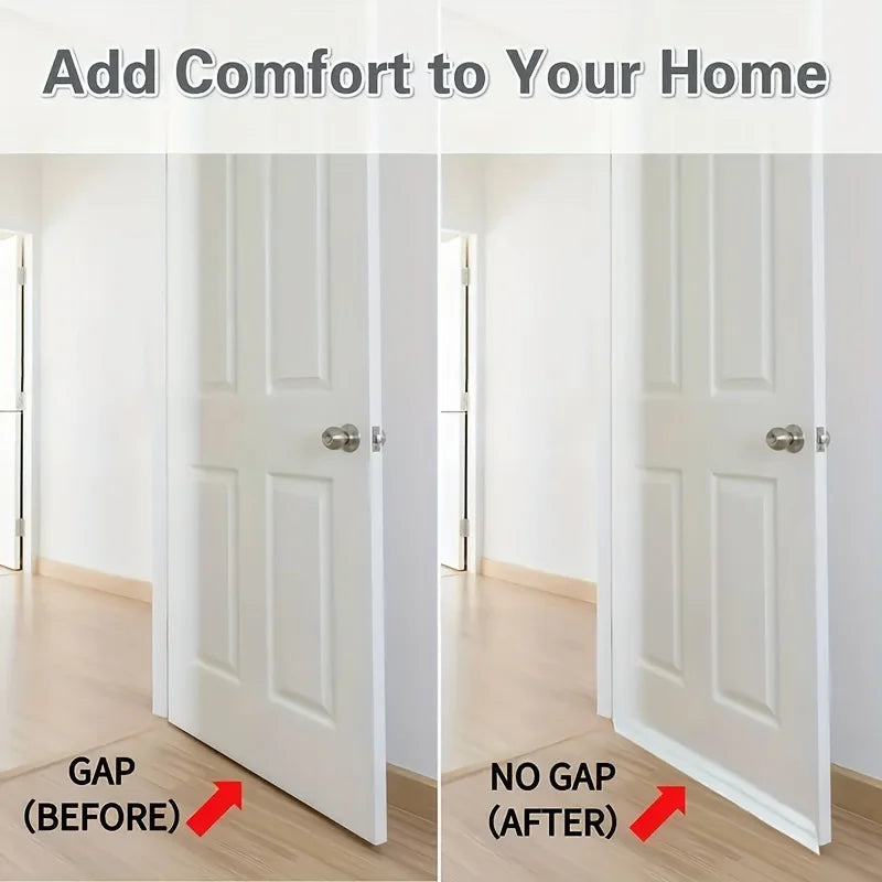 1pc Silicone Door Draft Stopper - 38.18inch Length - Strong Adhesive - Blocks Drafts, Reduces Noise, and Saves Energy