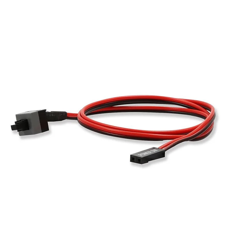 1-10pcs/lot 50cm Long Power Button Switch Cable for PC Switches Reset Computer Power Momentary Automatically Reset Push Button