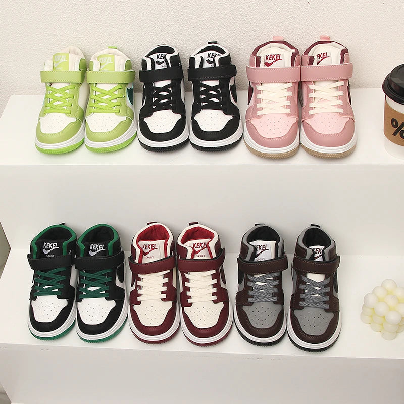 New Style Board Shoes for Children, Breathable and Anti Slip Sports Shoes Trendy Brand Spring and Autumn Men's and Women's Shoes