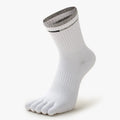 2026 New Elastic Men's Sports Socks Soft Breathable Cotton Women Fitness Sweat Wicking Split Toe Socks Outdoor Hiking Socks