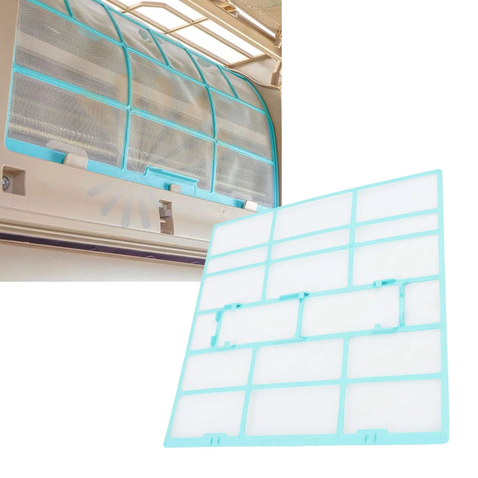 1pc Air Conditioning Filter Accessories For Midea Air Conditioner Filter Accessories Indoor Unit Hanging Anti-Dust Net