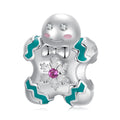 BAMOER Solid 925 Sterling Silver Xmas Series Charm Bead fit Original Bracelet DIY Bamoer Charm for Jewelry Making Christmas Gift