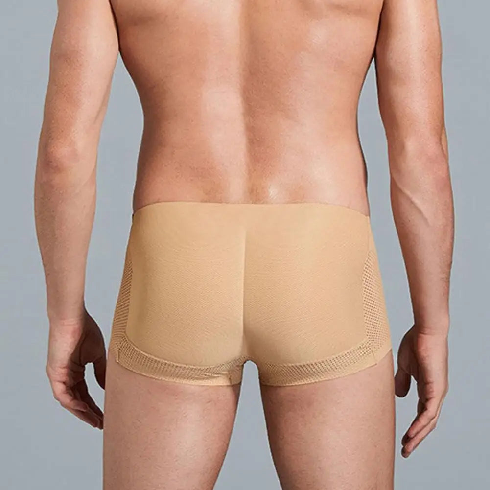 Fake Buttock Body Shaper Men Seamless Hip Lift Underwear Padded Butt Enhancer Men Hip Pad Shorts Panties Fake Butt Men Shorts